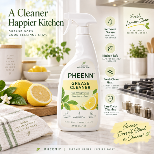 PHEENN® Kitchen Degreaser – Powerful Grease Cleaner for Stove, Range Hood, Countertops & More, 500 mL