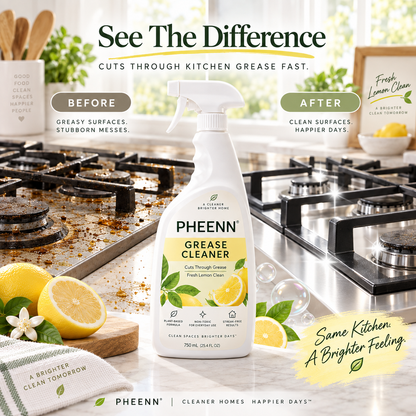 PHEENN® Kitchen Degreaser – Powerful Grease Cleaner for Stove, Range Hood, Countertops & More, 500 mL